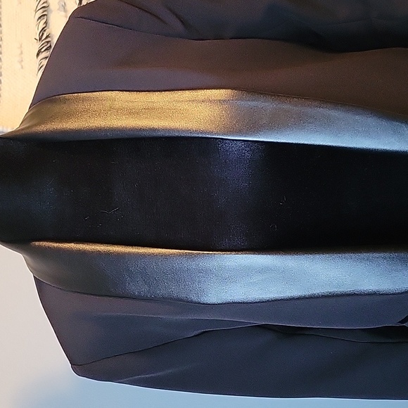 Laundry by Shelli Segal Faux Leather Trimmed Blazer - Picture 3 of 8